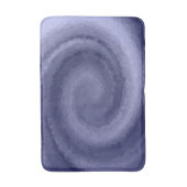 Abstracte zwijn vloeibare blauwe blauwvioolvis mod badmat (Voorkant Verticaal)