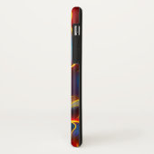 Abstracte Zwirlblauwe rode lammeren Case-Mate iPhone Case (Achterkant/links)