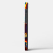 Abstracte Zwirlblauwe rode lammeren Case-Mate iPhone Case (Achterkant / Links)