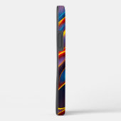 Abstracte Zwirlblauwe rode lammeren Case-Mate iPhone Case (Achterkant / Rechts)