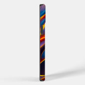 Abstracte Zwirlblauwe rode lammeren Case-Mate iPhone Case (Achterkant / Rechts)