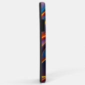 Abstracte Zwirlblauwe rode lammeren Case-Mate iPhone Case (Achterkant/rechts)