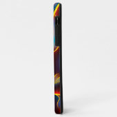 Abstracte Zwirlblauwe rode lammeren Case-Mate iPhone Case (Achterkant/links)