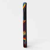 Abstracte Zwirlblauwe rode lammeren Case-Mate iPhone Case (Achterkant/links)