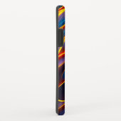 Abstracte Zwirlblauwe rode lammeren Case-Mate iPhone Case (Achterkant/rechts)