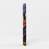 Abstracte Zwirlblauwe rode lammeren Case-Mate iPhone Case (Achterkant/rechts)