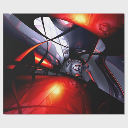 Abstracte zwirling Venom Cadeaupapier (Vlak)