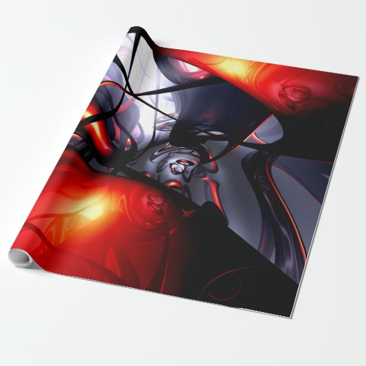 Abstracte zwirling Venom Cadeaupapier (Uitgerold)