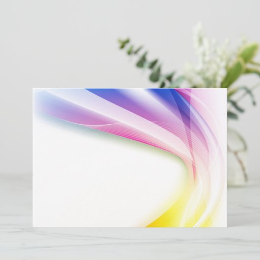 Abstracte ZWITSERLAND 1 Uitnodiging (Staand voorkant)