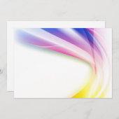 Abstracte ZWITSERLAND 1 Uitnodiging (Voorkant / Achterkant)