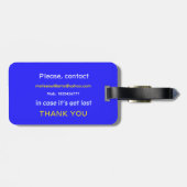 Abstracted Bagagelabel (Achterkant horizontaal)