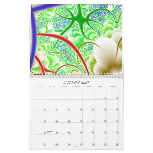 abstracten 2012 kalender (Jan 2027)