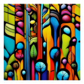 Abstracti Foliagi 2 Perfect Poster (Voorkant)