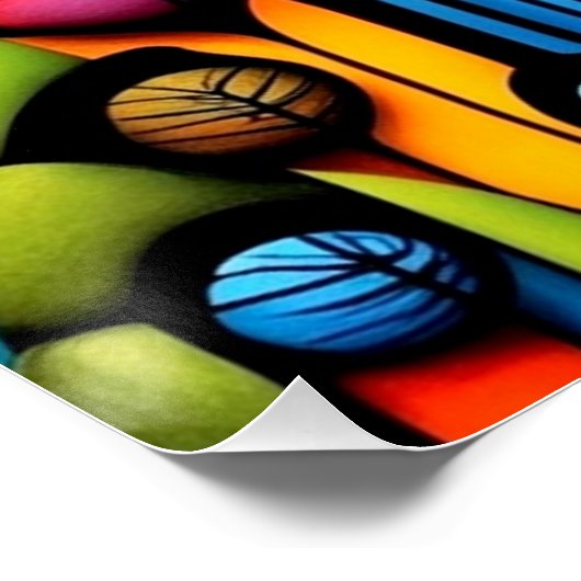 Abstracti Foliagi 2 Perfect Poster (Hoek)