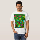 Abstractie 17 t-shirt (Voorkant volledig)
