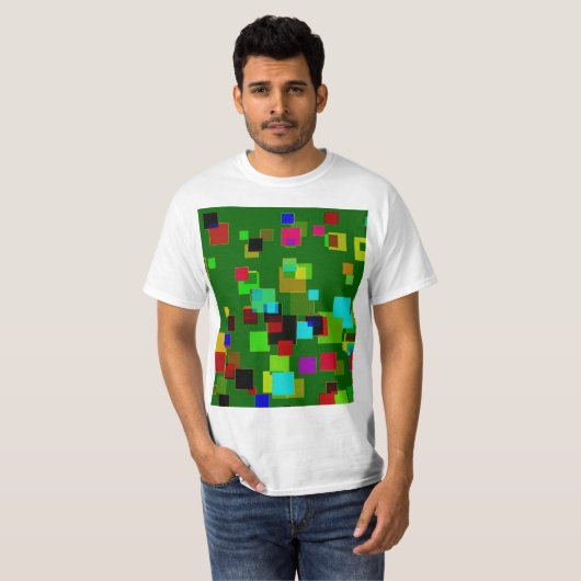Abstractie 17 t-shirt (Voorkant volledig)