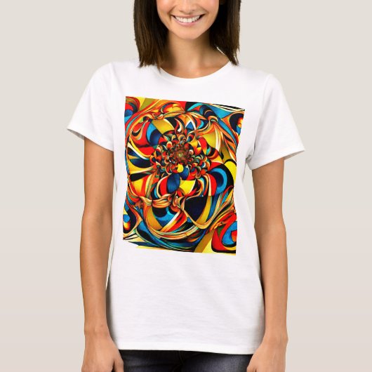 Abstractie 55 t-shirt (Voorkant)