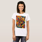 Abstractie 55 t-shirt (Voorkant volledig)