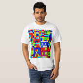 Abstractie 63 t-shirt (Voorkant volledig)