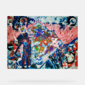 Abstractie, Abstractionisme, Ruimte, Buitenaardsen Acryl Bord (Voorkant)