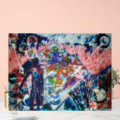 Abstractie, Abstractionisme, Ruimte, Buitenaardsen Acryl Bord (Huwelijk)