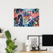 Abstractie, Abstractionisme, Ruimte, Buitenaardsen Poster (Thuiskantoor)