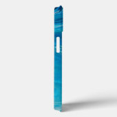 Abstractie blauw en Blauwgroen marmer Case-Mate iPhone Case (Achterkant / Rechts)