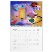 ABSTRACTIE CALENDAR KALENDER (Mar 2027)