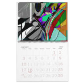 ABSTRACTIE CALENDAR KALENDER (Jan 2027)