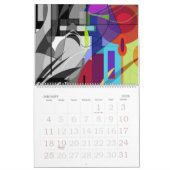 ABSTRACTIE CALENDAR KALENDER (Jan 2026)