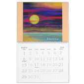 ABSTRACTIE digitale tekenkalender Kalender (Mar 2026)