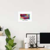 Abstractie door Roger R Whiteside print (Thuiskantoor)