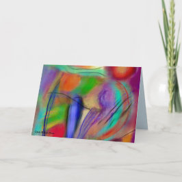 Abstractie in romantische kaart