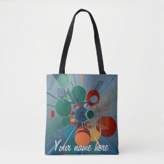 Abstractie kleur zak 01 tote bag