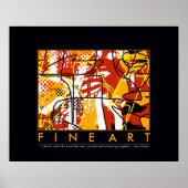 abstractie kunstdecor poster (Voorkant)