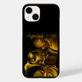 "Abstractie met meditatie", iPhone 14 Hoesje