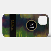 abstractie monogrammen Case-Mate iPhone case (Achterkant (horizontaal))