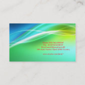 Abstractie mooi visitekaartje (Achterkant)