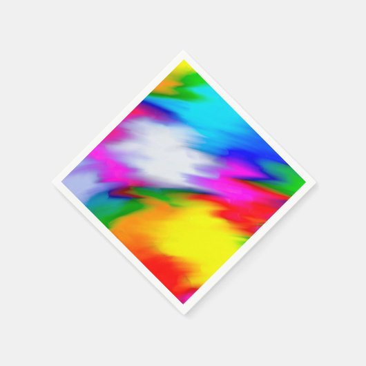 Abstractie Multi Color Bright Texture Servetten (Hoek)