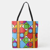 Abstractie op grote schaal van Canvas tas #1 (Voorkant)