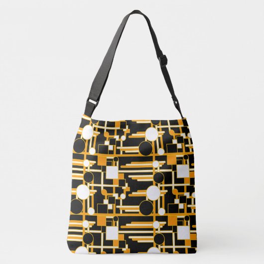 Abstractie op grote schaal van Canvas tas #3 (Achterkant)