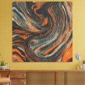 Abstractie Terrestre Canvas Afdruk (Insitu (Woonkamer))