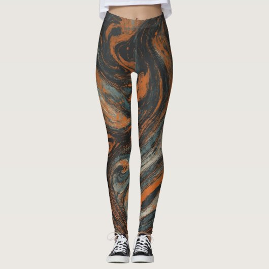 Abstractie Terrestre Leggings (Voorkant)