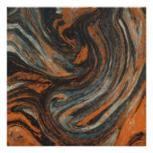 Abstractie Terrestre Perfect Poster (Voorkant)