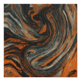 Abstractie Terrestre Perfect Poster