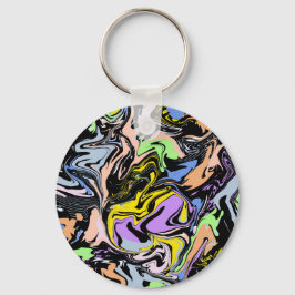 Abstractie uitvloeien sleutelhanger