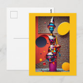 Abstractie van de Astro-Heks Briefkaart (Voorkant / Achterkant)