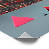 Abstractie van de Astro-Heks Poster (Hoek)