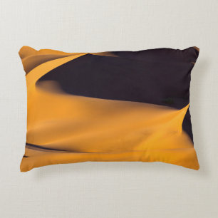 Abstractie van zandduin accent kussen