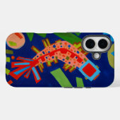 abstractie, vis, karper, kubisme, Case-Mate iPhone case (Achterkant (horizontaal))